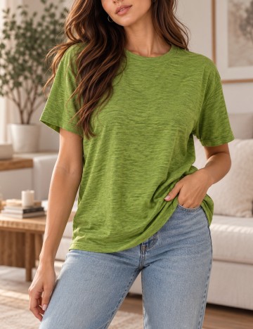 Tricou Samsoe Samsoe, verde