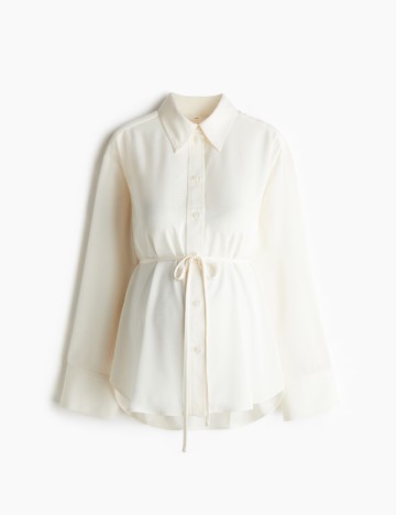 Camasa H&M MAMA, ecru