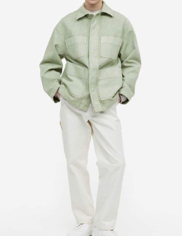Jacheta H&M, verde