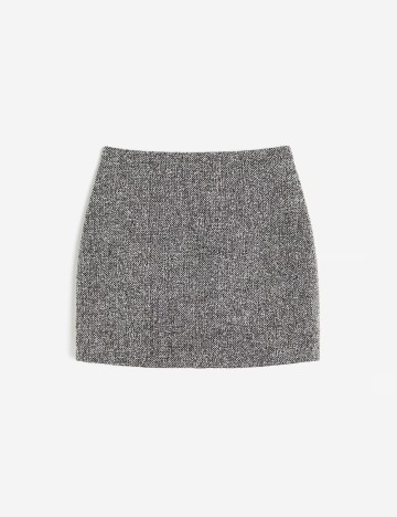 Fusta H&M, alb/negru