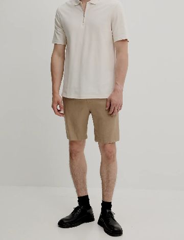 Pantaloni scurti Samsoe Samsoe, maro