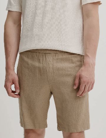 Pantaloni scurti Samsoe Samsoe, maro