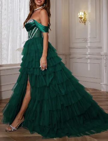 Rochie lunga SHEIN, verde