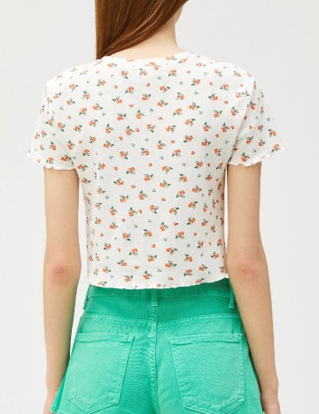 Top Koton, floral print