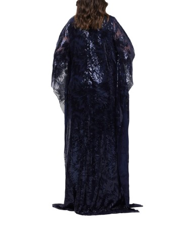 Rochie lunga Ulla Popken, bleumarin