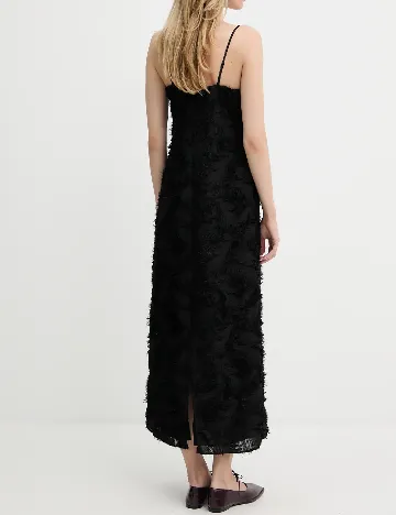 Rochie lunga Samsoe Samsoe, negru