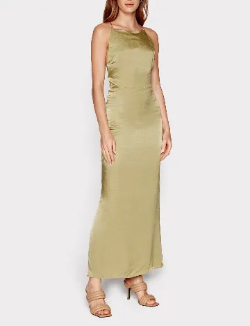 Rochie lunga Samsoe Samsoe, verde