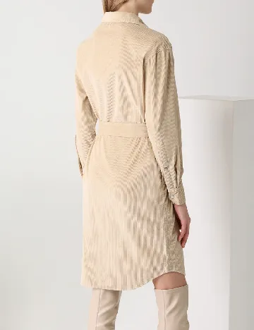 Rochie scurta BOSS, bej