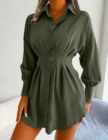 Rochie scurta SHEIN, verde