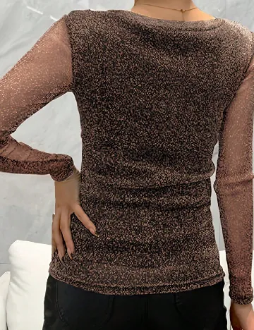 Bluza SHEIN CURVE, maro