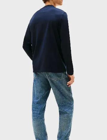 Bluza Tommy Hilfiger, bleumarin