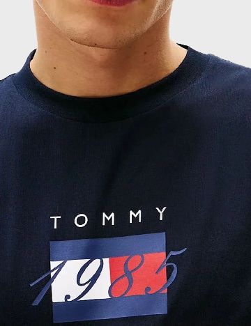 Bluza Tommy Hilfiger, bleumarin