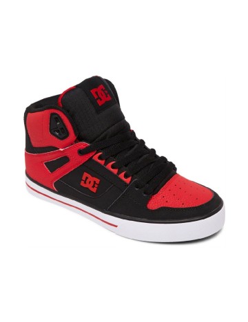 Adidasi DC Shoes, negru/rosu