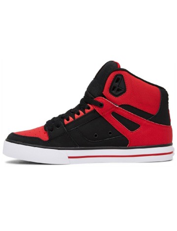 Adidasi DC Shoes, negru/rosu