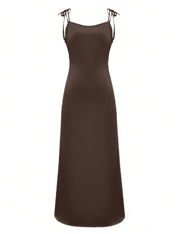 Rochie lunga SHEIN, maro