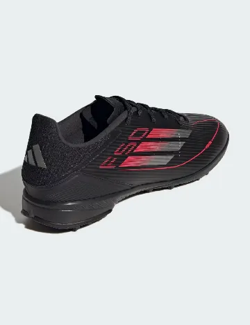 Ghete de fotbal Adidas, negru/rosu