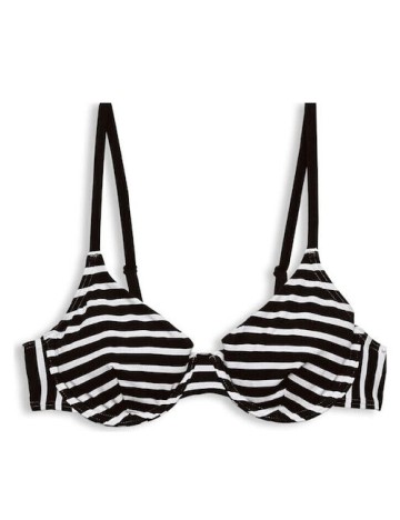 Sutien de baie Esprit, alb/negru