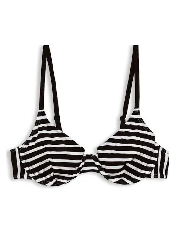 Sutien de baie Esprit, alb/negru