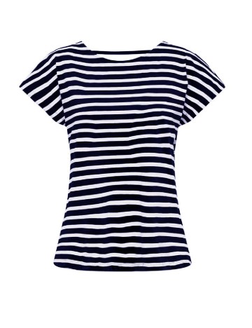 Bluza Only, alb/bleumarin
