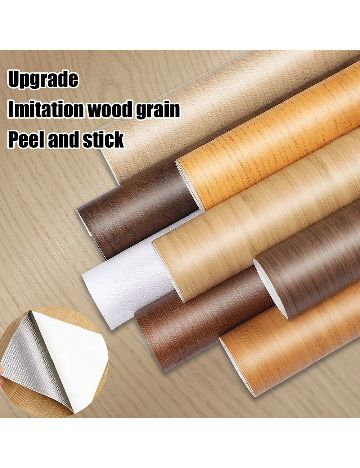 Tapet autocolant, 80 x 500 cm SHEIN, maro inchis