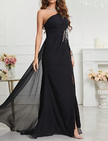 Rochie lunga UNITHORSE, negru