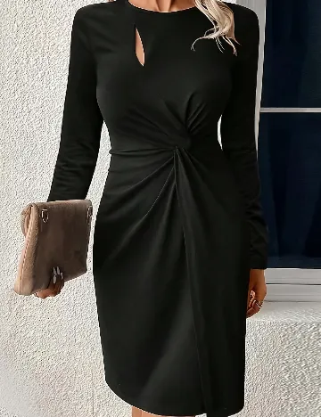 Rochie scurta SHEIN CURVE, negru