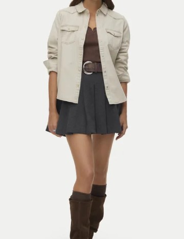 Camasa Vero Moda, bej