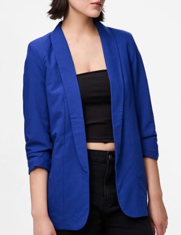 Blazer Pieces, albastru