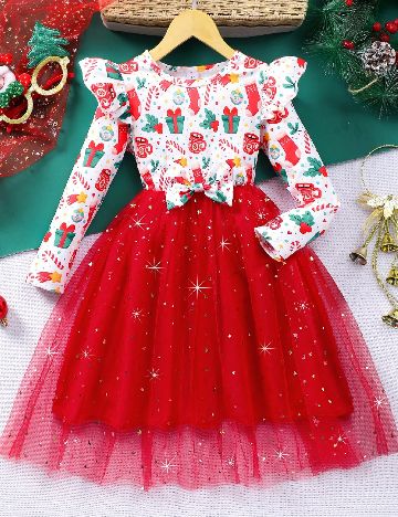 Rochii Shein Kids, mix culori