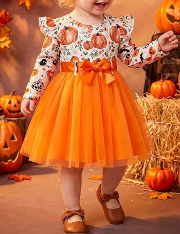 Rochie Shein Kids, portocaliu