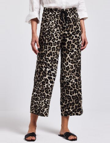 Pantaloni Street One, animal print