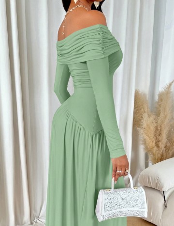 Rochie lunga SHEIN, verde
