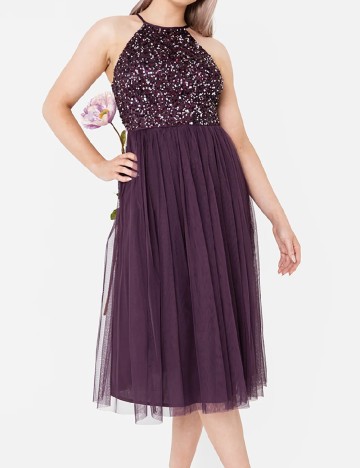 Rochie medie Maya Deluxe, mov