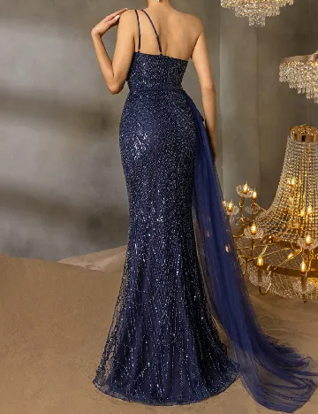 Rochie lunga Faeriesty, albastru