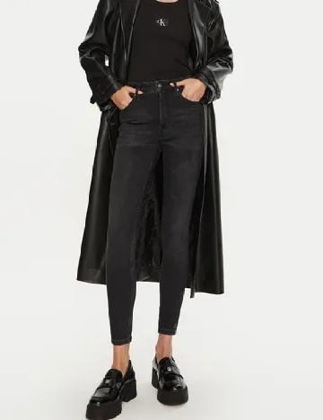 Blugi Calvin Klein Jeans, negru