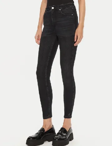 Blugi Calvin Klein Jeans, negru