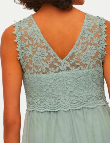 Rochie lunga Vila, verde