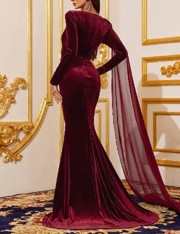 Rochie lunga Faeriesty, visiniu