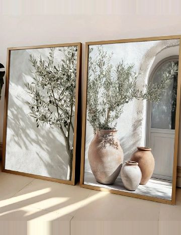 Set tablouri, 40 x 50 cm 2 bucati SHEIN, mix culori