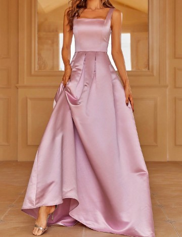 Rochie lunga Faeriesty, roz
