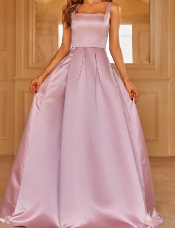 Rochie lunga Faeriesty, roz