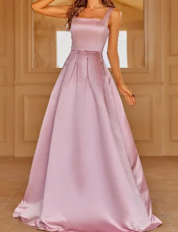 Rochie lunga Faeriesty, roz