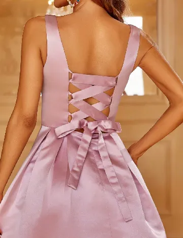 Rochie lunga Faeriesty, roz