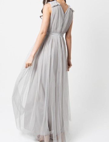 Rochie lunga Maya Deluxe, gri