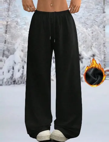 Pantaloni SHEIN, negru