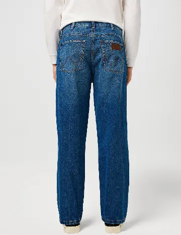 Blugi Wrangler, albastru