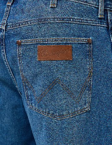 Blugi Wrangler, albastru