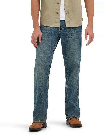 Blugi Wrangler, albastru