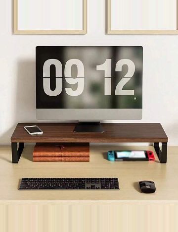 Suport pentru monitor, 50 x 20 x 16,5 cm SHEIN, maro