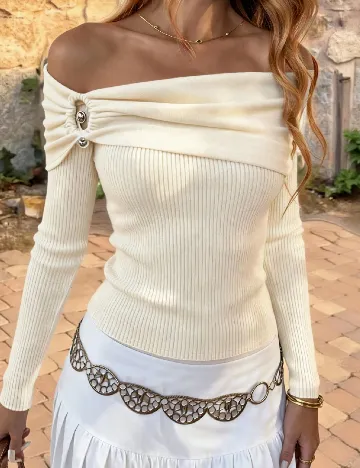 Bluza SHEIN, crem